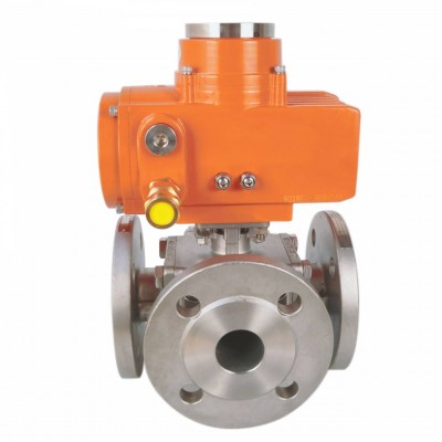 tuoerpu 24v dc Electric Actuator Valve 3 Way Electric Ball Valves Electrics Motor Valve